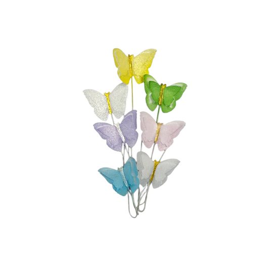 Oblátkové motýlky – barevné