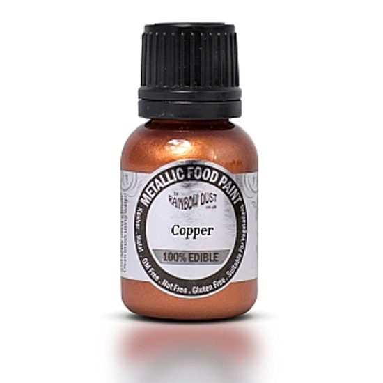 Tekutá metalická barva Copper 25 ml