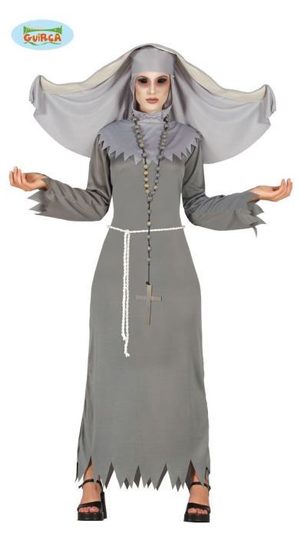 Kostým ďábel jeptiška - sestra - vel. M (38-40) - HALLOWEEN