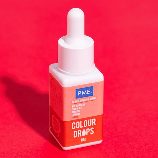 PME Colour Drops – červené barvivo 20 ml