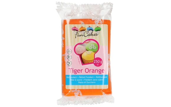 Oranžová potahovací hmota Tiger Orange 250 g