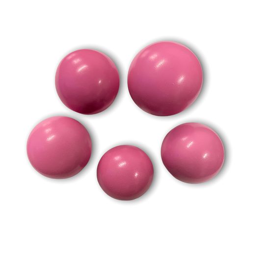 Růžové želatinové koule (5 kusů)