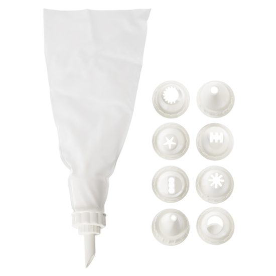 Cukrářský sáček sada, 9 špiček, d. 26 cm