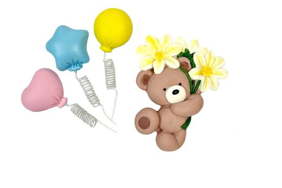 Narozeninový čokoládový medvídek sada