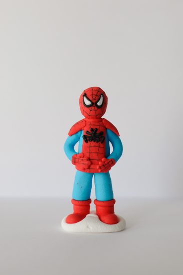 Spider‑Man – cukrová dekorace na dort