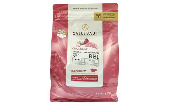 Pravá růžová čokoláda - Ruby Callets - 2,5 kg