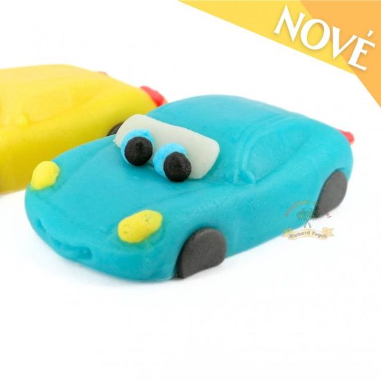 Závodní autíčko auto modré 7cm (JF4)
