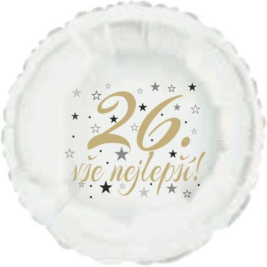 26. narozeniny balónek kruh