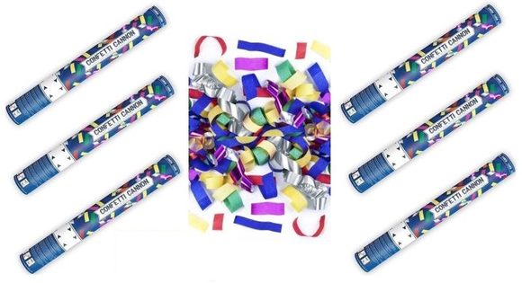 Konfety Party barevné 40 cm 6 ks