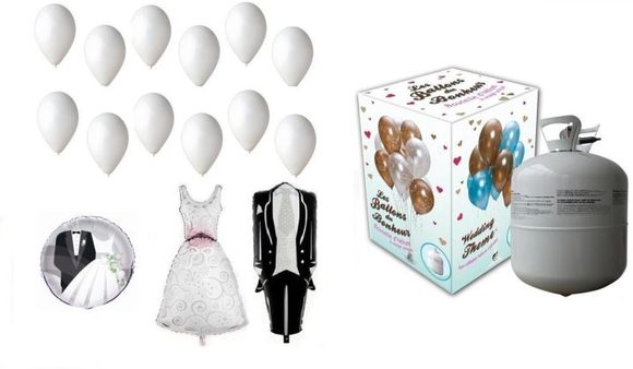 Helium na plnění balonků + svatební balónky - 420 l