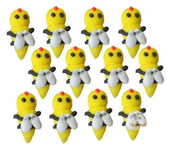 Cukrové dekorace včelky