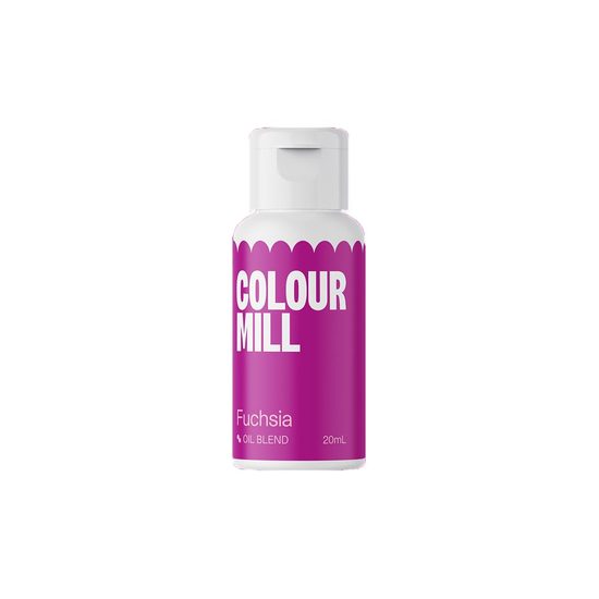 Jedlá potravinářská barva Fuchsia -  Mill Oil Blend 20 ml