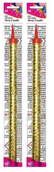 Party fontána na dort 26 cm - 2ks - 90 sec., 4/60/1