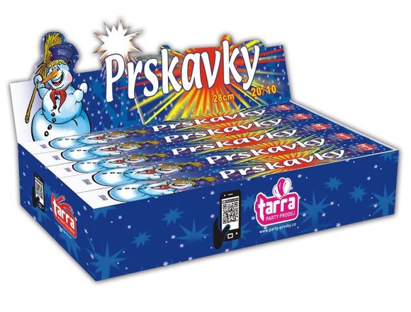 PRSKAVKY 28 CM - SVATBA - PYROTECHNIKA - 200 ks - 10/20/10