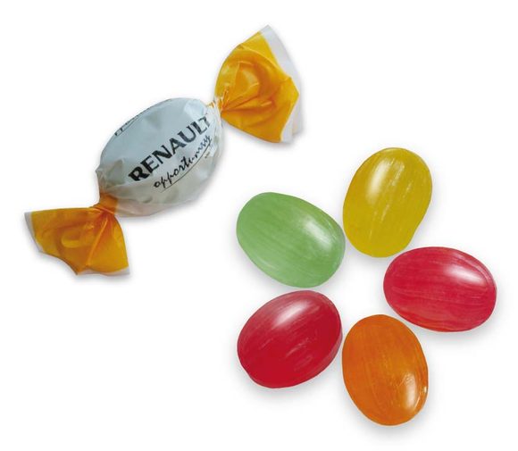 Reklamní twistové bonbóny od 15kg s vaším motivem/logem - od 15 ks