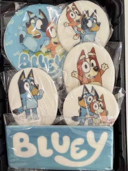 Cukrová dekorace „Bluey“