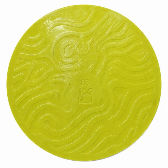 Barevná dortová podložka zelená 28 cm