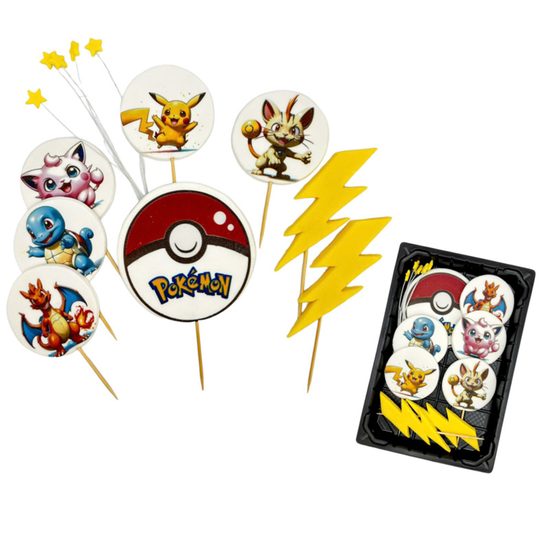 Cukrová dekorace na dort Pokémon