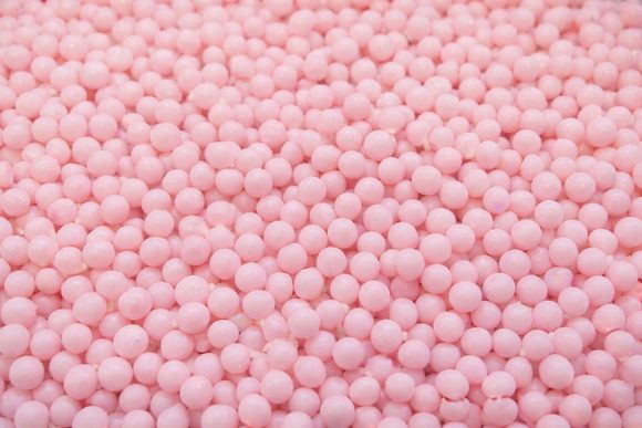 Cukrové perly baby pink 50 g