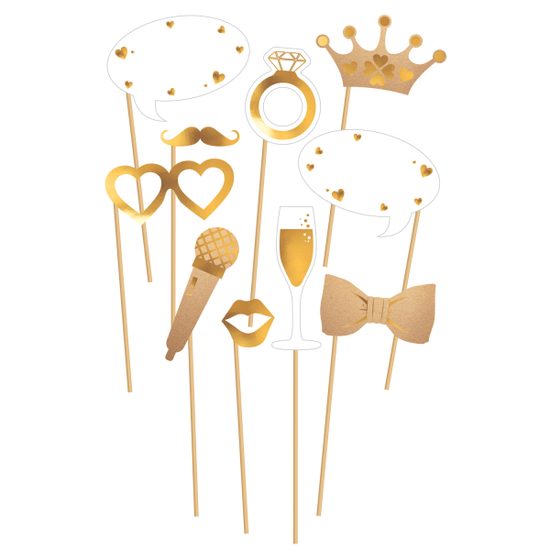 Fotokoutek svatba 10 ks Amscan