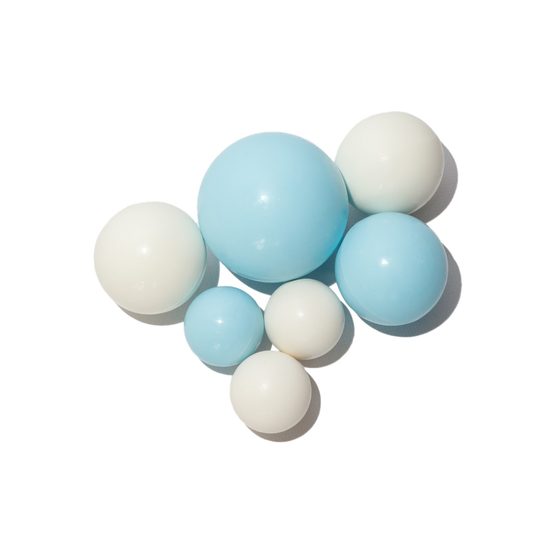 Čokoládové koule extra velké modro-bílé