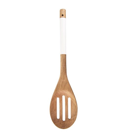 Vařečka akácie s otvory 30 cm WHITELINE