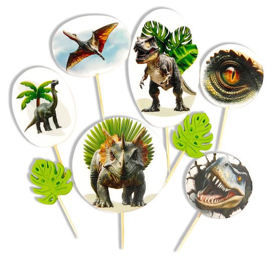 Sada cukrových zápichů „Doba dinosaurů“