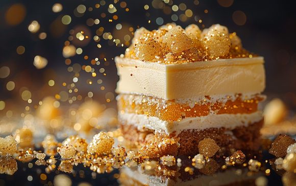 Zlatý dekorační cukr krystal - 1,8 kg