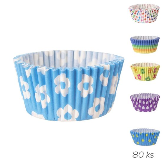 Košík cukrářský papír pr. 5 cm/80 ks