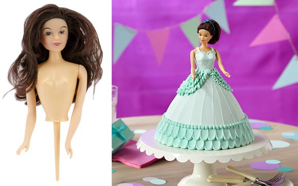 Zapichovací panenka Barbie - bruneta