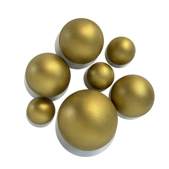 Čokoládové koule extra velké – zlaté