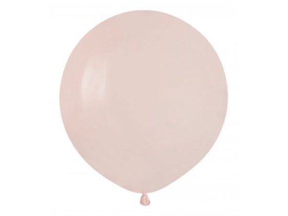 Balónek latexový 48 cm – shell růžová pastelová - 1KS