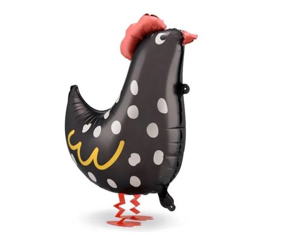 Balón foliový chodící Kohout - Velikonoce - 60 cm