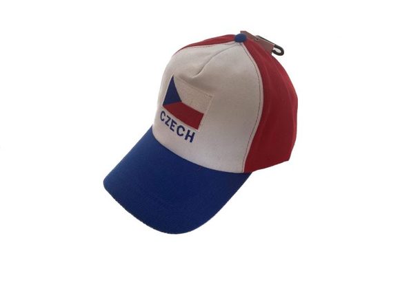 Baseballová kšiltovka - čepice - Czech - česká národní vlajka