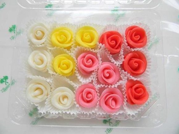 Dortové růže Mini - bílá, žlutá, růžová, červená