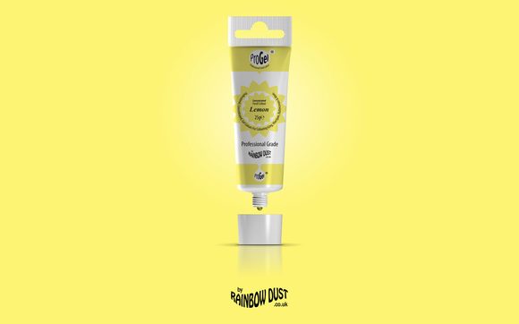 Lemon ProGel - profesionální potravinářská gelová barva v tubě (žlutá)