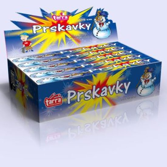PRSKAVKY 16 CM - SVATBA - PYROTECHNIKA - 500 ks - 50/10