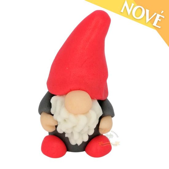 Figurka 3D 60g Trpaslík červený