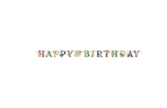 Girlanda - Happy Birthday - narozeniny - Harry Potter - 182 cm