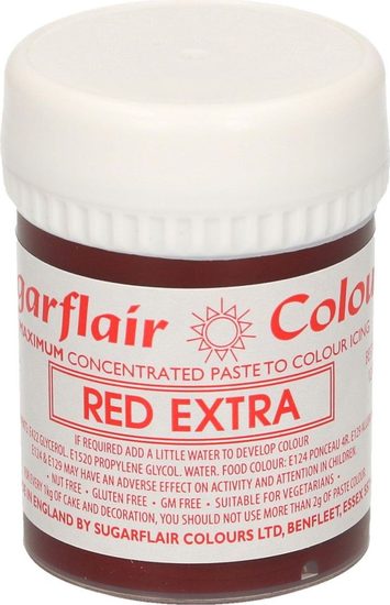 Superkoncentrovaná jedlá barva Paste Colour RED EXTRA, 42 g