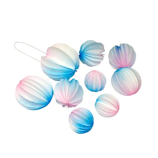 Oblátkové vějířky fialovo-modré