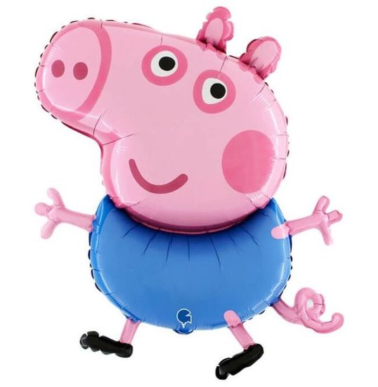 Foliový balónek prasátko Peppa pig - George - 60 cm