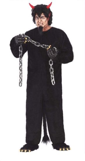 Dospělý kostým čert - Mikuláš - Vánoce - vel. M (48 -50)