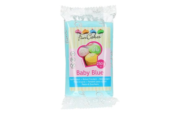 Modrý rolovaný fondant Baby Blue (barevný fondán) 250 g