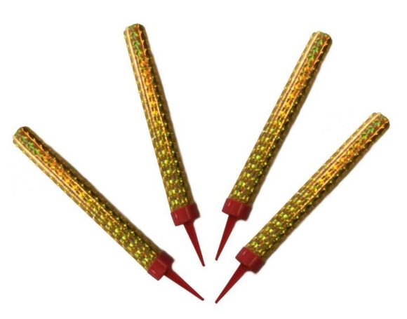 Party fontána Smokelles Party Candle 12 cm - 4 ks - 40 sec., 4/100/1