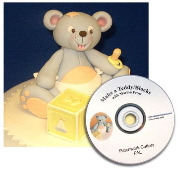 Patchwork vytlačovač Teddy + DVD