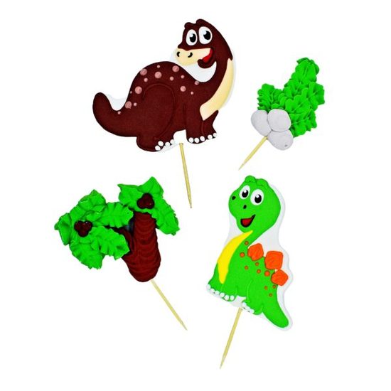 Dino – sada cukrových zápichů, 2D (plošné)