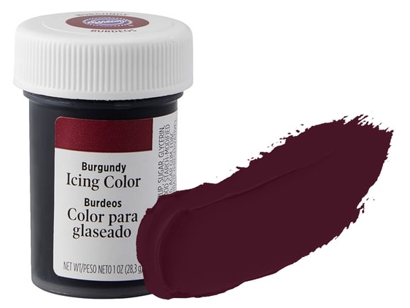 Gelové barvy Wilton Burgundy (vínová)