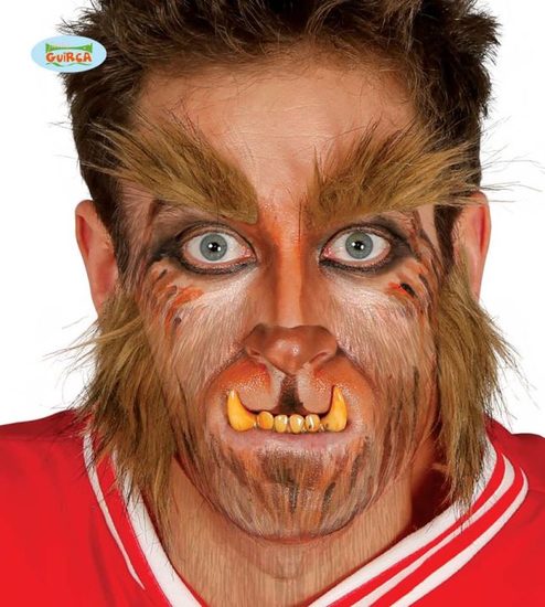 Vlkodlak obočí a vousy