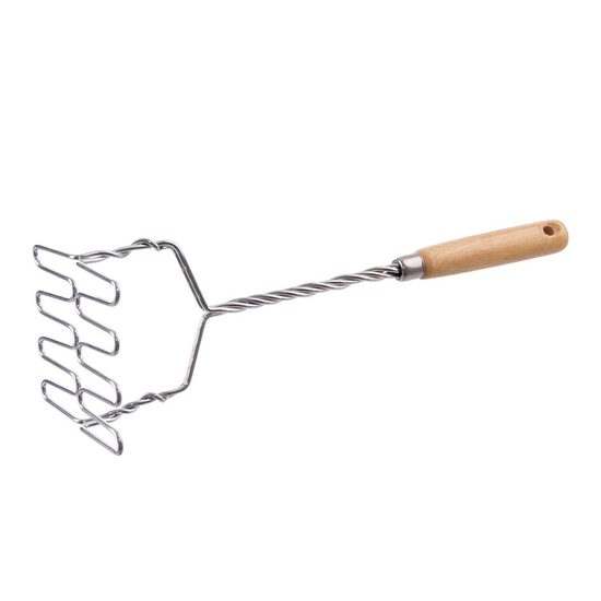 Mačkadlo nerez/dřevo